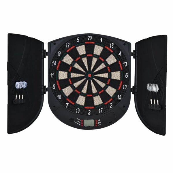 HOMCOM Elektronische Dartscheibe für 8 Spieler mehrfarbig 46,5 x 4,4 x 50,5 cm (BxTxH) Dartboard Dart-Set Darts Dartpfeile Board