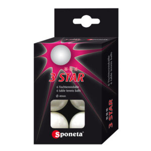 6er Pack Sponeta Tischtennisbälle *** Qualität