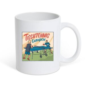 Youth Designz Tasse "Tischtennis Kaffeetasse Geschenk", Keramik, mit trendigem Print