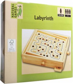 Natural Games Holz Labyrinth 30 x 25,5 cm