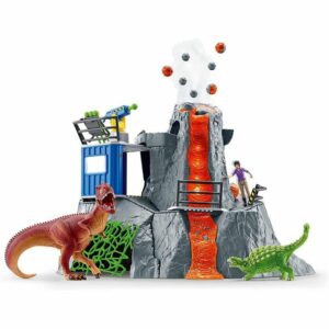 Schleich® Spielwelt "42564 Dinosaurs Große Vulkan Expedition", Spielset Dinosaurier Spielfigur