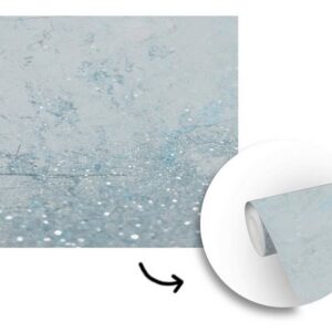 MuchoWow Fototapete "Marmor - Blau - Glitter", Matt, bedruckt, (4 St), Vliestapete für Wohnzimmer Schlafzimmer Küche, Fototapete