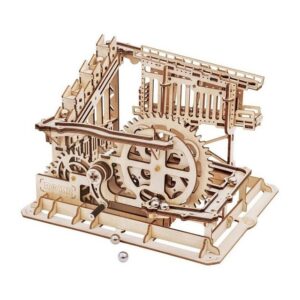 ROKR 3D-Puzzle "ROKR Marble Squad Trapdoors Murmelbahn LG502", 239 Puzzleteile, Holzbausatz zum Selberbauen