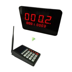 Queue Paging System Restaurant Call for Service 1 Keyboard 1 Screen Used in KFC Fast Food