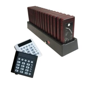 15pcs Wireless Calling Service 999 Channel Restaurant Queue Call System Call Coaster Pager Restaurant Equipments