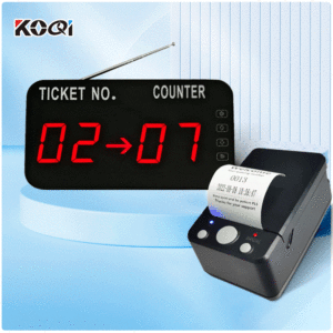 Queuing system machine with printer Queue wireless calling system for restaurant hospital kitchen Long range wait number
