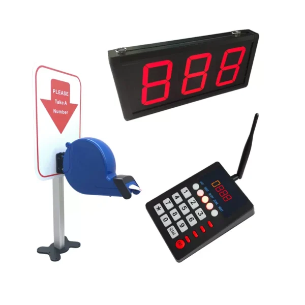 Simple Queue Number Machine Wireless Management System Ticket Dispenser with Roll