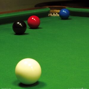1art1 Kunstdruck Billard - Snooker, Free Ball-Situation
