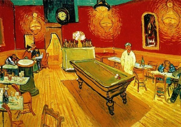 Kunstdruck Nachtcafe Place Lamartine Arles Billard Vincent van Gogh A3 043, (1 St)
