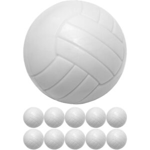 Games Planet - Tischfussball, 10 Kicker Bälle, Weiß