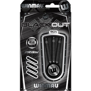 Winmau - Blackout Stahlspitze Darts 22gr - Zwart