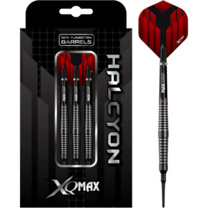 XQ Max Halcyon M2 Soft Darts Schwarz/Rot 19 g