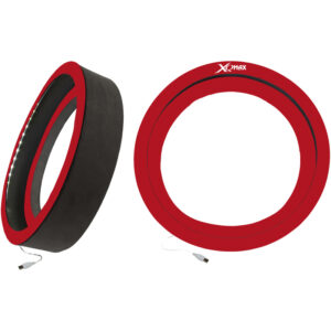 XQ Max LED Hoop Dart Surround Rot/Schwarz