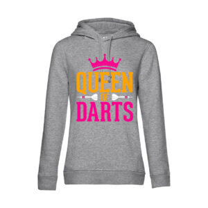Nachhaltiger Hoodie Damen Queen of Darts