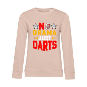 Nachhaltiges Sweatshirt Damen No Drama Just Darts