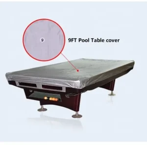 9FT Silver PVC Waterproof Billiard Snooker Pool Table Cover