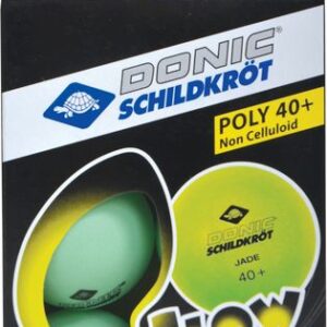 Donic-Schildkröt - Tischtennisball Glow in the Dark, 6 floureszierende Bälle in Poly 40+ Qualität
