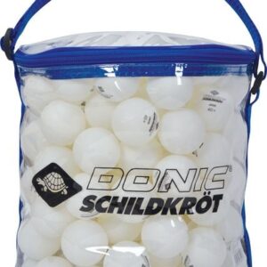 Donic-Schildkröt - Tischtennisball Jade, Poly 40+ Qualität, 144 Stk. in transparenter Tragetasche, w