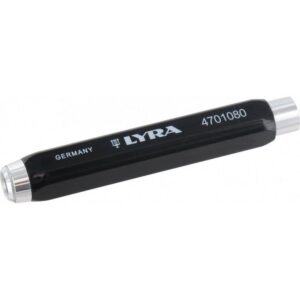 LYRA Malkreide Kreidehalter Kreidefallstift Kreidenfallstift für Kreide Ø 8,5 mm, sechseckig, Druck-Mechanik und Klemme aus Metall