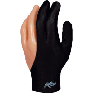 Laperti Billardhandschuh schwarz Klettverschluss groß - Zwart
