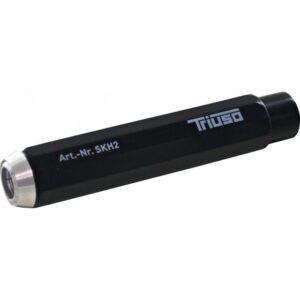 Triuso Malkreide Kreidehalter Kreidefallstift Kreidenfallstift für Kreide 11-12 mm, sechseckig, Druck-Mechanik und Klemme aus Metall
