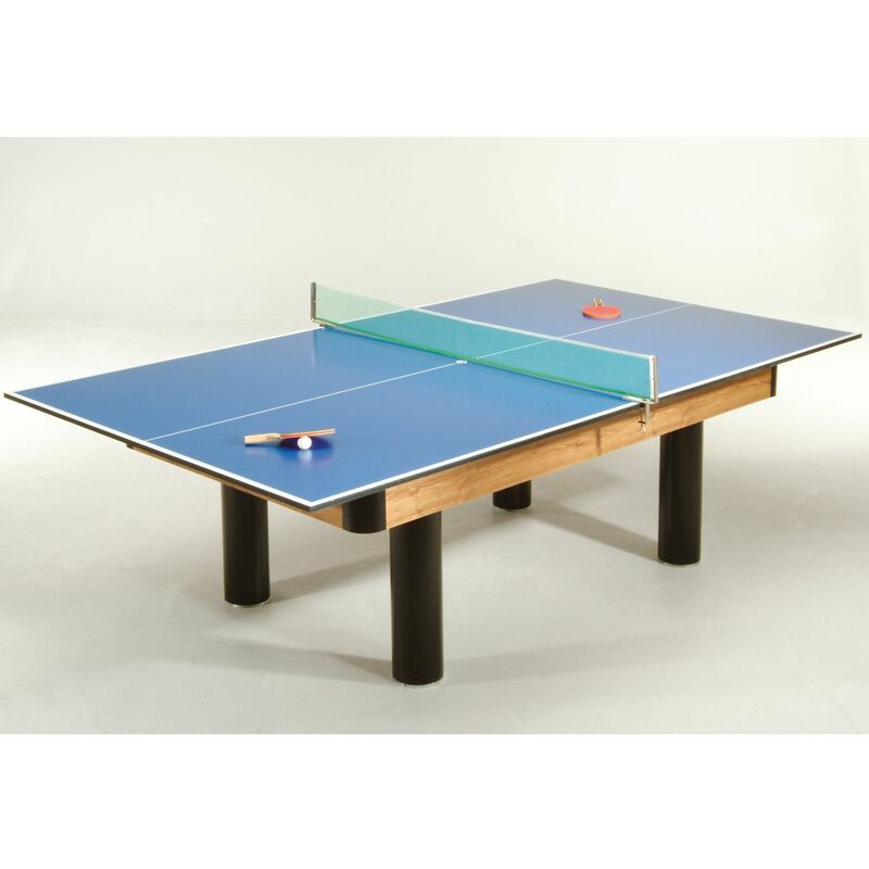 Winsport - Tischtennis-Auflage für Billardtisch blau 274 x 152 cm