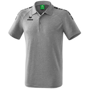 erima Essential 5-C Poloshirt grey-melange/black 152