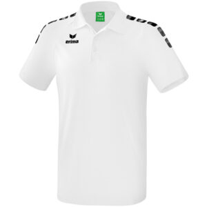 erima Essential 5-C Poloshirt white/black L